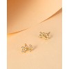 Molenia 925 Sterling Silver Horoscope Zodiac Post Earrings for Women, 18K Gold Plated 12 Constellation Multi-Shape Stud Earrings  Gifts for Women Her - 3 of 4