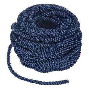 Unique Bargains Soft Polyester Decorative Cord Twisted Rope Trim 1 Pc - 1 of 4
