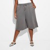 Women's Baggy Longline Sweat Shorts - Wild Fable™ - 2 of 3