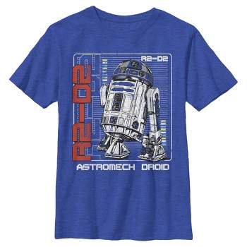 T-shirt : Boy\'s R2-d2 Information Target Star Wars Panel