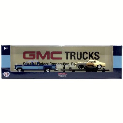 M2 Machines 1973 GMC Sierra 3500 & 1969 Chevrolet Camaro RS Auto Hauler R89