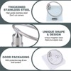 WOWOW Wall Mount Towel Ring in Stainless Steel Brushed Nickel 1 Pcs - 4 of 4