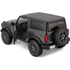 2021 Ford Bronco Badlands Gray Metallic with Black Top "Special Edition" 1/24 Diecast Model Car by Maisto - 4 of 4