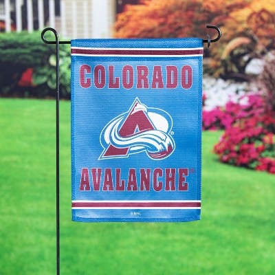 Double-Sided Blue and Red Polyester Garden Flag