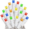 Novelty Lights 50 Light LED Christmas Mini Light Set (White Wire, 11 feet) - 4 of 4