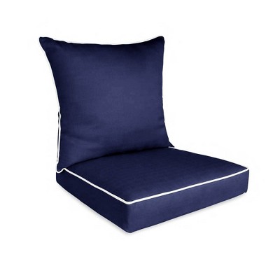 Home Fashions International 2pc O'Linen Deep Seat Outdoor Cushion Set
