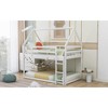 Twin Over Twin Low Bunk Bed with Ladder for Bedroom - 4 of 4