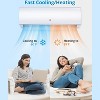 9000 BTU Mini Split Air Conditioner & Heater, Wifi Enable, 19 SEER 115V AC - 2 of 4