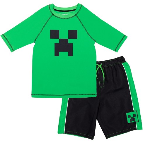 Boys minecraft 2024 swim trunks