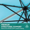 Cantilever Patio Umbrella 10x10ft Large Rectangle Umbrella Outdoor Market Umbrellas 360 Rotation Offset Hanging Outdoor Shade - 4 of 4
