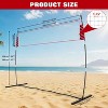 12/32ft Heavy-Duty Adjustable Volleyball Net System | Portable Freestanding Net with Poles, Carrying Bag - Easy Setup for Outdoor/Backyard/Beach - 2 of 4
