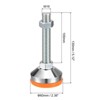 Unique Bargains Carbon Steel Non-Skid Adjustable Furniture Table Feet Leveling Feet 4 Pcs - 2 of 4