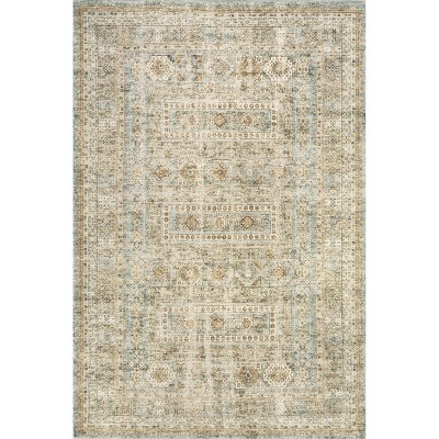 Nuloom Tilicho Distressed Wool Area Rug