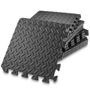 Philosophy Gym Exercise Flooring Mats - Foam Rubber Interlocking Puzzle Floor Tiles 12 - 120 SQFT - 1 of 4