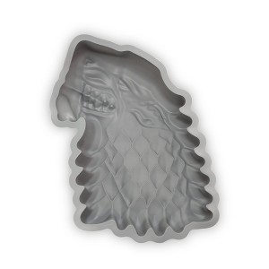 Nerd Block Game Of Thrones Silicone Cake Pan | Official House Stark Dire Wolf Cake Mold - 1 of 4