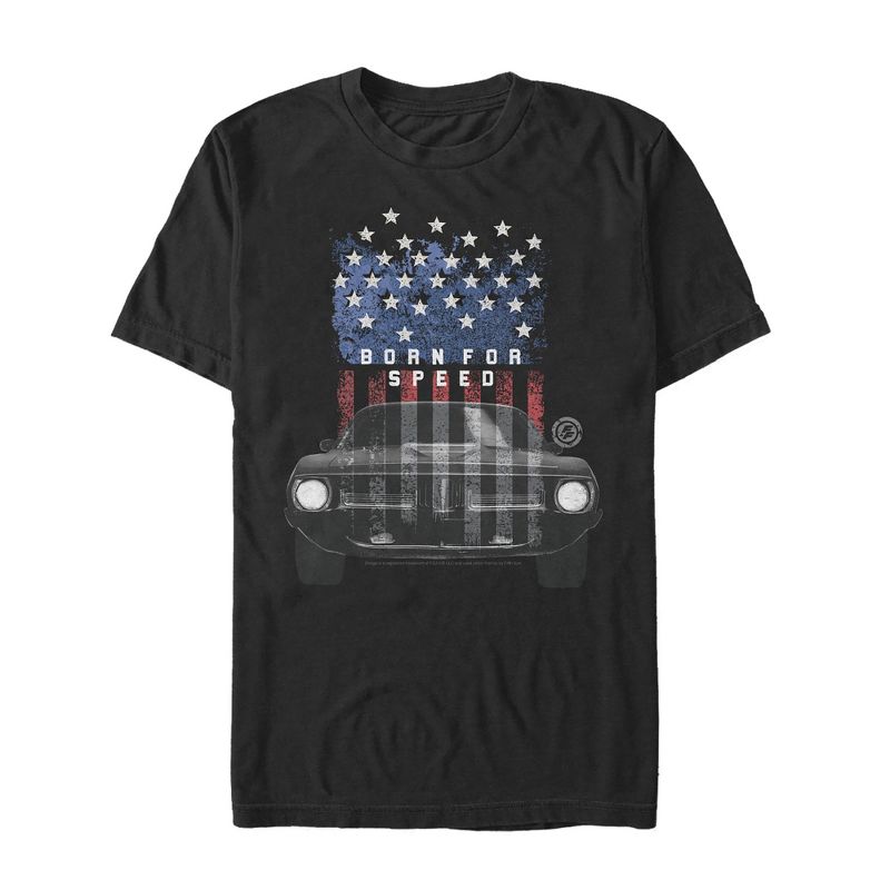 Men's Fast & Furious Patriotic Born for Speed T-Shirt, 1 of 5