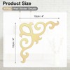 Unique Bargains Self-Adhesive DIY Mirror Wall Decal Stickers 4 Pcs - 2 of 4