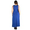 24seven Comfort Apparel Plus Size Tank Maxi Dress - 3 of 4