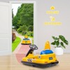 Toddlers Bumper Car, 6V Ride On Bumper Car, Electric Ride On Toy Car, Electric Bumper Car with 2 Speeds, Dual 15W Motors, 360° Spin - 3 of 4