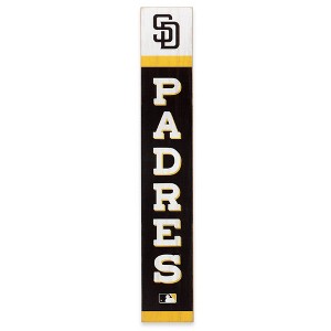 MLB San Diego Padres Baseball Vertical Wood Sign Panel - 1 of 4