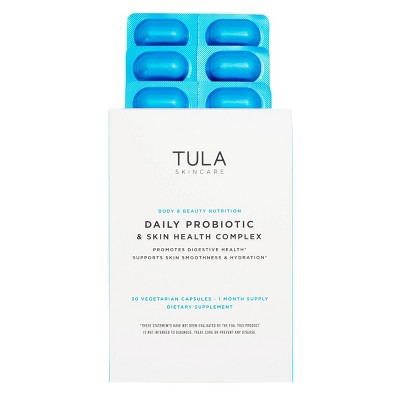 TULA Skincare Daily Probiotic & Skin Health Complex Dietary Supplement- 30ct - Ulta Beauty