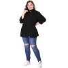 Agnes Orinda Women's Plus Size Winter Zipper Drawstring Waist Long Sleeve with Pockets Fashion Jackets - 2 of 4