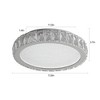 14 Inch Dimmable Ceiling Light 38W 1280LM 3 Color Temperature In One Flush Mount Ceiling Light Bedroom Lights for Ceiling - 4 of 4