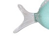 Beachcombers Large Aqua Glass Puffer Fish Vase - 2 of 3