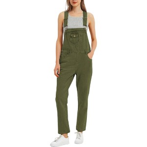 Anna-Kaci Women's Vintage Straight-Leg Overalls - 1 of 4