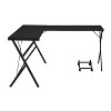 Vynxaria Black L-Shaped Computer Desk Corner Desks with CPU Holder Corner-Friendly Design for Home Office Gaming - 2 of 4