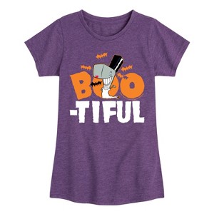 Girls' - SpongeBob SquarePants - Boo-tiful Fitted Short Sleeve Graphic T-Shirt - 1 of 4