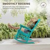 Arceso Outdoor Rocking Chair, HDPS Poly Rocking Chair, All Weather Resistant Plastic Outdoor Indoor Porch Rocker, Heavy Duty Rocker for Patio,  Garden - 2 of 4