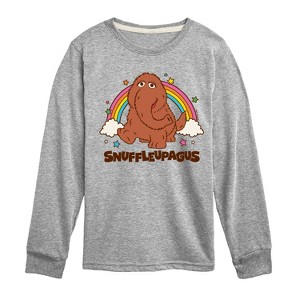 Boys' - Sesame Street - Snuffleupagus -Toddler and Youth Long Sleeve T-Shirt Long Sleeve Graphic T-Shirt - 1 of 3