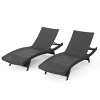PAGED Patio Chaise Lounge Modern Wicker Recliner Tiltable Lounge Chair for Garden, Poolside - 3 of 4
