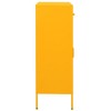 vidaXL Storage Cabinet Mustard yellow Steel Medium Levelers - 4 of 4