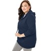 Woman Within Better Fleece Zip-Front Hoodie - 4 of 4