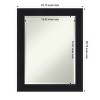 Amanti Art Abbey Black Beveled Framed Bathroom Vanity Wall Mirror - 3 of 4