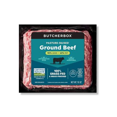 ButcherBox Grass Fed Ground Beef 90/10 - 16oz