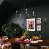Lark Hux 5 - Light Chandelier in  Black/Lacquered Brass - 4 of 4