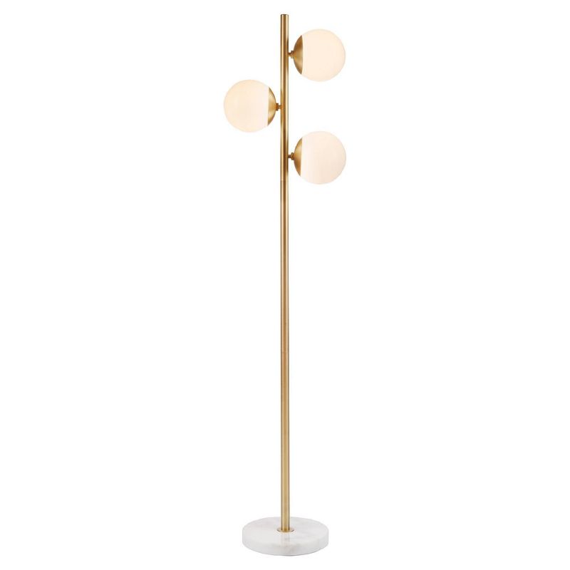 Holloway Floor Lamp (Includes LED Light Bulb) White/Gold, 2 of 7
