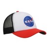 NASA Logo Red & White Trucker Hat - 4 of 4