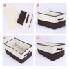 REGALWOVEN Fabric Collapsible Closet Organizer Storage Cube with Handles 2 Pcs - 3 of 4