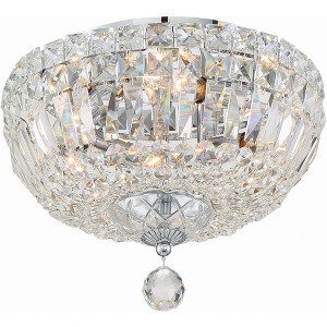 Crystorama Lighting Roslyn 4 - Light Flush Mount in  Polished Chrome - 1 of 4