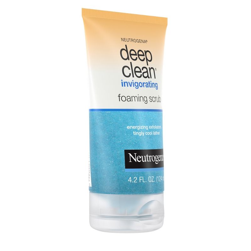 Neutrogena Deep Clean Invigorating Foaming Facial Scrub with Glycerin - 4.2 fl oz, 5 of 13