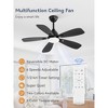 Arceso 42-inch Ceiling Fan with Light - Remote Control, 6-Speed, Downrod Mount for Indoor Use - 2 of 4