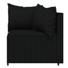 vidaXL Patio Corner Sofa Black - 4 of 4