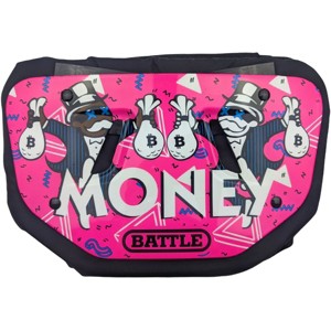 Battle Sports Money Man Protective Football Back Plate - Pink - 1 of 2