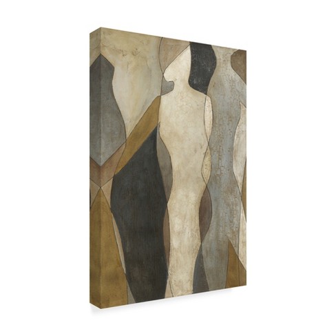 Trademark Fine Art -Megan Meagher 'Figure Overlay I' Canvas Art - image 1 of 4