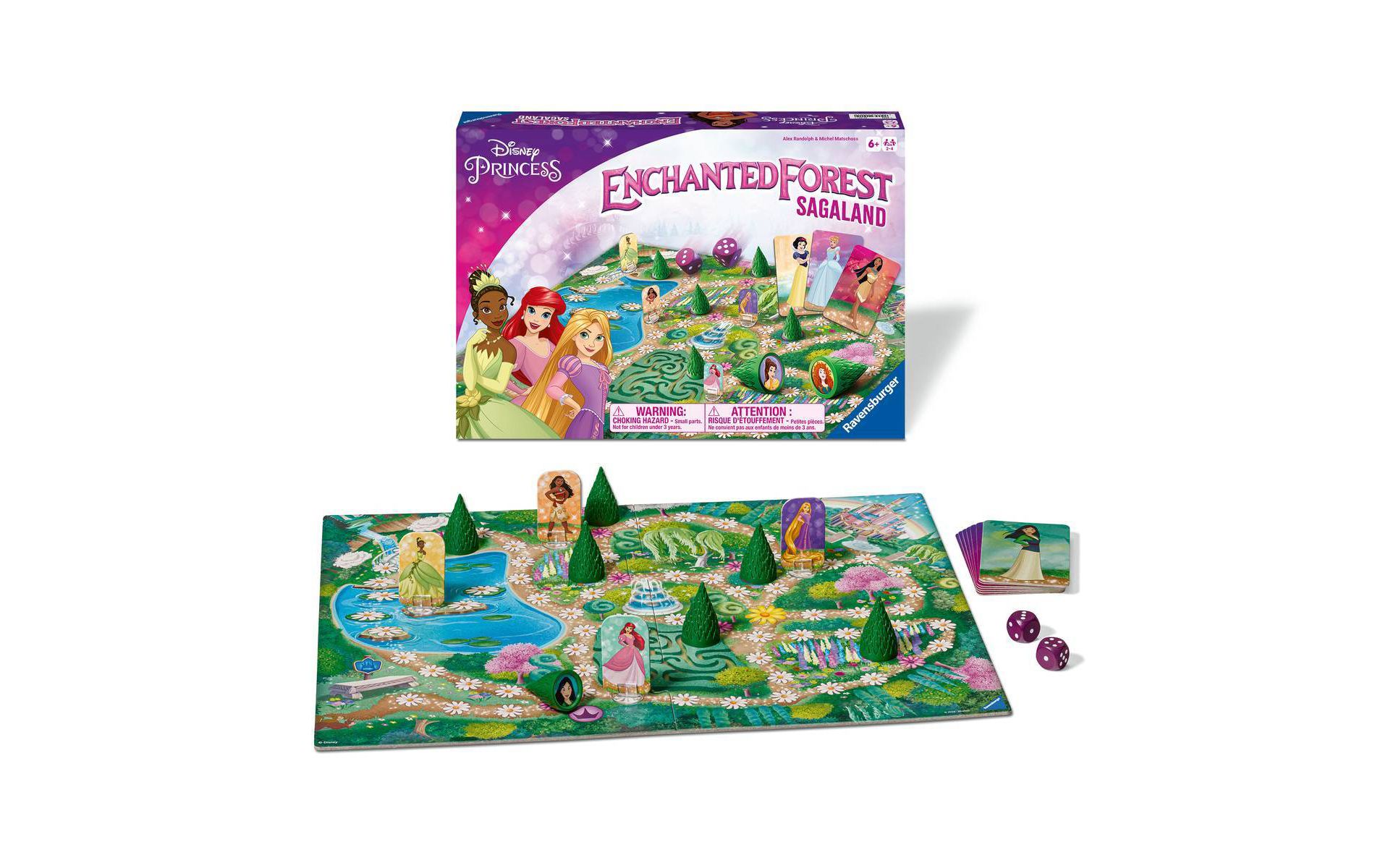 Ravensburger Disney Princess Enchanted Forest Sagaland Memory Board Game