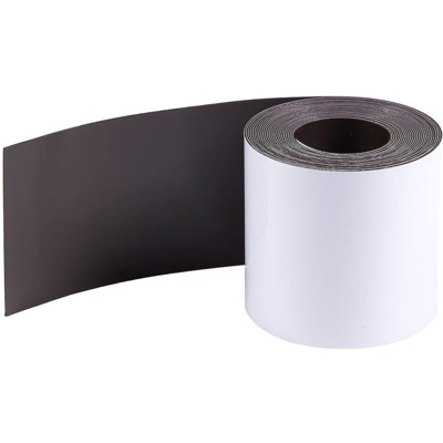 Juvale White Magnetic Tape Roll, Rewritable Dry Erase Whiteboard, 2 in x 10 ft